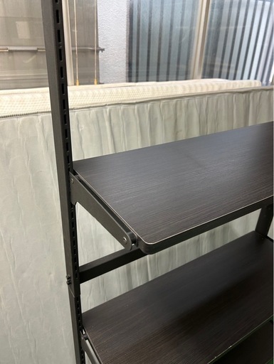 アイリスオーヤマ スタイルウォールラック SWR-850 ブラック 棚　シェリフ