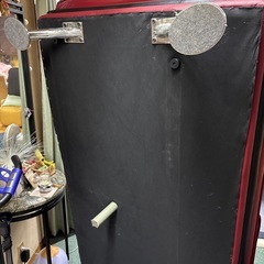 【お得】ニトリ　本革赤L字左カウチソファ　おまけ付き！！かっこいカッコいいモダン【美品】の画像