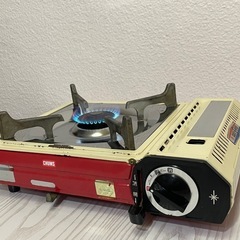 イワタニ カセットコンロ＆鍋セット!!レトロ☆。.:＊・゜の画像