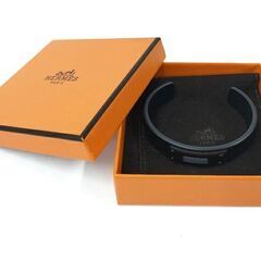 A-236【リユースのサカイ野々市店】HERMES ケリーバングル T4 アルミニウム ブラック【中古】※クリーニング済みの画像