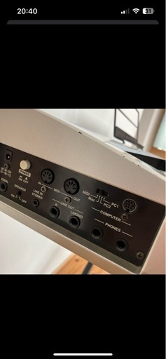 KAWAI 電子ピアノ　鍵盤柄布カバー付き