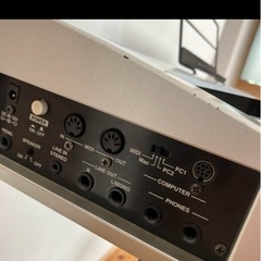 KAWAI 電子ピアノ　鍵盤柄布カバー付きの画像