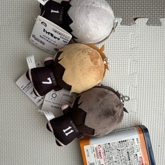 ハイキュー　稲荷崎　ちびぐるみvol.2 ぬいぐるみ　ぬい　宮治　宮侑　宮兄弟　北信介　缶　日向翔陽　影山飛雄　タグ付きの画像