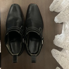 美品！本革　ネバダ　ショートリングブーツ　25.5の画像