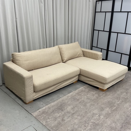 KI-40【新入荷　リサイクル品】エスティック　スピガ　フォスター2 カウチソファセット　ベージュ
