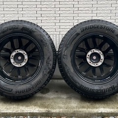 ブリヂストン ブリザック DM-V3 RAYS FDX F6 ハイラックス プラド BLIZZAK BRIDGESTONE 265/60R18 の画像