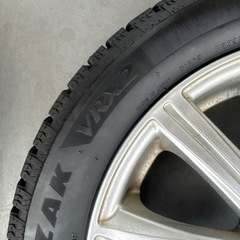 165/55R15サイズのスタッドレスタイヤとアルミホイールのセット。の画像
