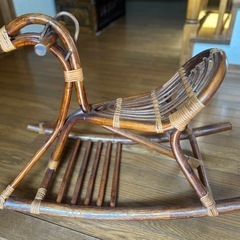レトロ　ゆりかごチェアの画像