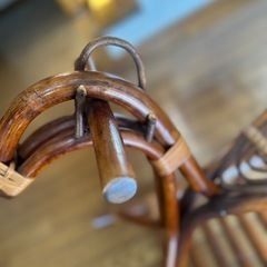 レトロ　ゆりかごチェアの画像