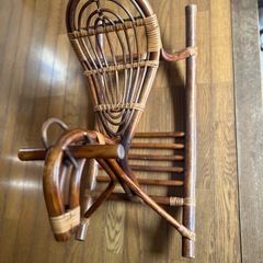 レトロ　ゆりかごチェアの画像