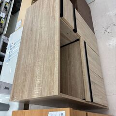 リユースのサカイ栃木店★ジモティ割あり★  レンジ台 ベージュ W90×D41×H90.5 クリーニング済み TC10860の画像