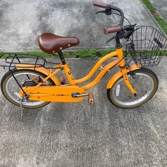16インチ　自転車　補助輪ありの画像