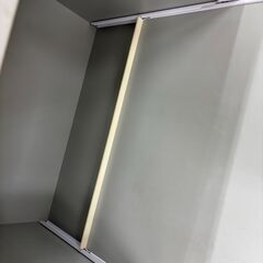 リユースのサカイ栃木店★ジモティ割あり★  レンジ台 ライトグレー W59.5×D44.5×H120.5 クリーニング済み TC10863の画像