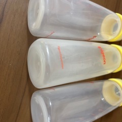 哺乳瓶　ピジョンPigeon 240ml  3本　プラスチック製の画像