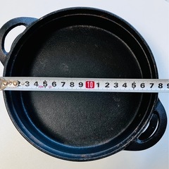 南部鉄器鉄鍋2個の画像