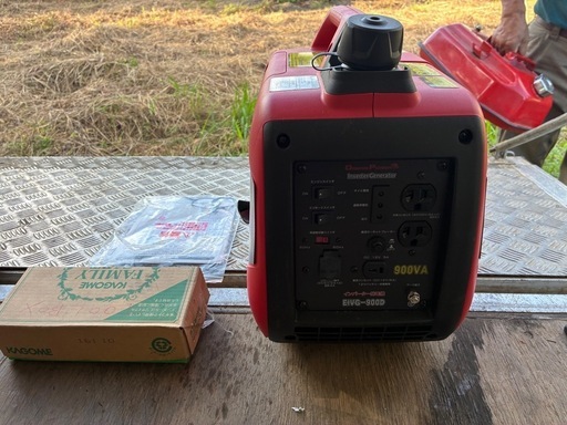 発電機　新品（説明書付き）