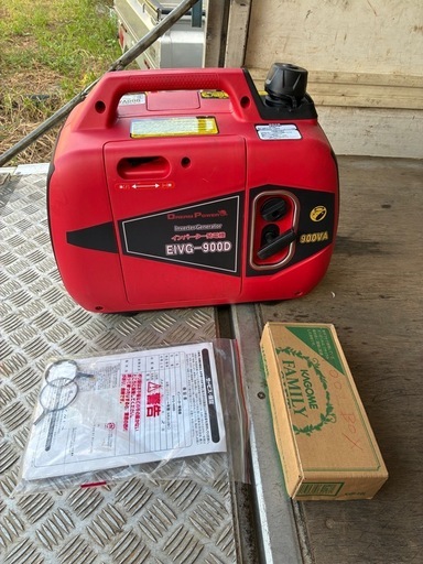 発電機　新品（説明書付き）