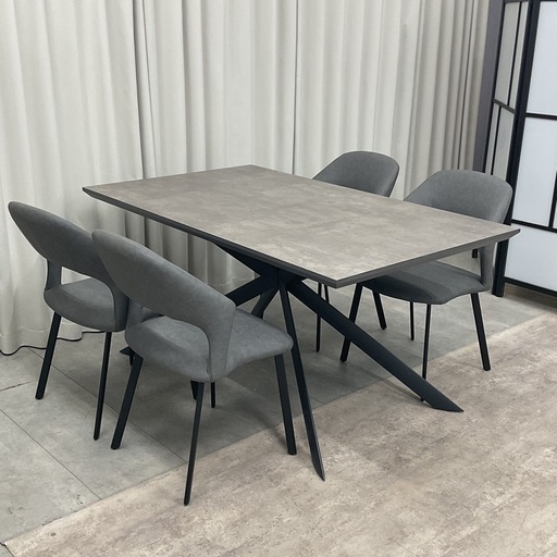 KI-43【新入荷 アウトレット品】ラクロア/メラミントップ ダイニング5