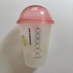 スタバ　ドームリッドリユーザブルコールドカップ　マーブルハート　473mlの画像