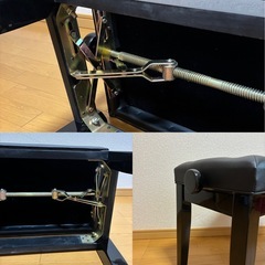 ピアノの椅子 高さ調整イス　中古 の画像
