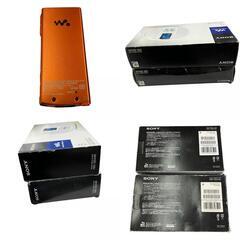 186001 現状品 SONY ソニー ウォークマン NW-S644K  オレンジ ２点まとめ売り [0000000001288]の画像