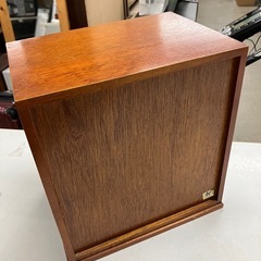 ロ 2509-529 KUSANAGI レトロ木製小タンス 小物入れ三段 中古の画像