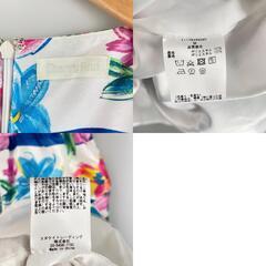 美品 Cherry Ann チェリーアン 花柄・ボタニカル 春夏 SS ワンピース ポリエステル マルチカラー レディース M【古着】【中古】の画像
