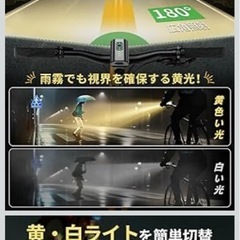 自転車 ライト 新品未開封 の画像