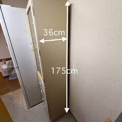 白食器棚　昭和レトロ　細型の画像