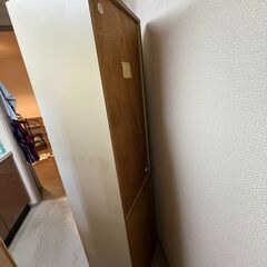 白食器棚　昭和レトロ　細型の画像