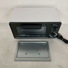 【Abitelax】 アビテラックス 電気オーブントースター AT-100 2024年製 温度調整タイプ ホワイト ブラック A0521の画像