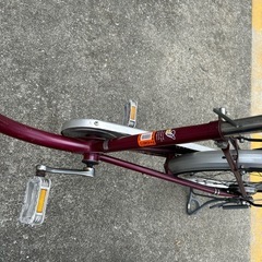 中古自転車　ブリヂストン　えんじ色　20インチ　の画像
