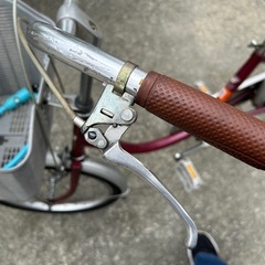 中古自転車　ブリヂストン　えんじ色　20インチ　の画像