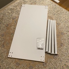 【取引決定】デスク ホワイト120×60×70cmの画像