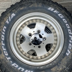 苫小牧発　ジムニー　グッドリッジ　235/75R15　4本セット　ホイール付き！の画像
