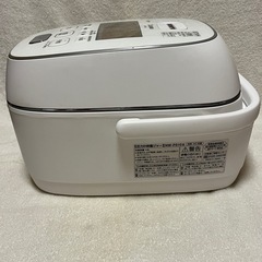 象印炊飯器/圧力IH炊飯ジャー炎舞炊き 粉雪の画像