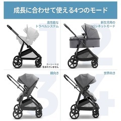 両対面式 AB型ベビーカー Mompush Wizの画像