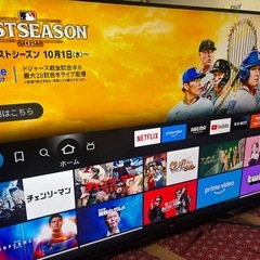 TCL 55C8 4K 量子ドット スマートテレビ サウンドバー搭載 美品の画像