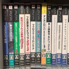 【値下げしました】PSP ゲームソフト　1本あたり　　の画像