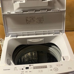 ※ 洗濯機　TOSHIBA 東芝　4.5kg AW-45M7 2020年製　動作品の画像