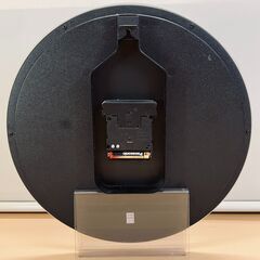 MAG 電波掛け時計 マルス W-398（シルバーメタリック/ブラック）の画像