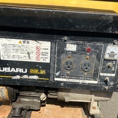 苫小牧発　発電機　スバル　富士重工　AC100V　20KVA　ガソリンの画像