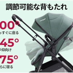 両対面式 AB型ベビーカー Mompush Wizの画像