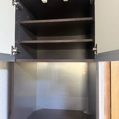 【値下げ】食器棚　レンジ台の画像