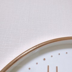 イケア　時計　ピンクゴールドの画像