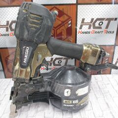 ハイコーキ HiKOKI NV65HR2 高圧釘打ち機 ケース付 中古品 【ハンズクラフト宜野湾店】の画像