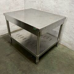 【tanico】 タニコー 作業台 厨房 厨房機器 W750×D600×H560 飲食店 キッチン 業務用 店舗 店舗用品 すのこ付き A0523の画像