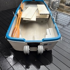 2分割ボート　つりっ子太郎　ボート釣り　2馬力　　ゴムボート　福岡　引き取りげんてい限定の画像