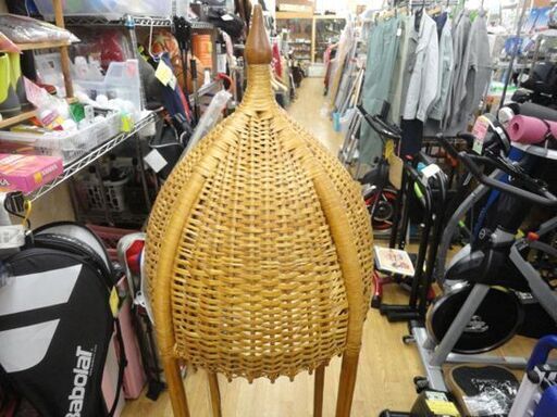カザマ デコレーションスタンド 籐家具 ラタン インテリアランプ Kazama 西岡店