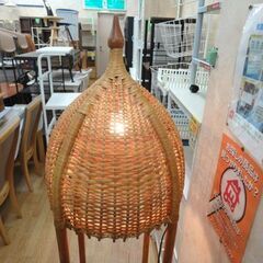 カザマ デコレーションスタンド 籐家具 ラタン インテリアランプ Kazama 西岡店の画像